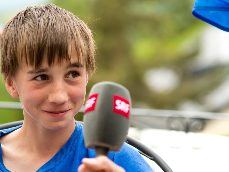 Der 13jährige Matthias Koch, Sohn von Manfred Koch, hatte die Idee zum Sprachkurs «a Sent be rumantsch».