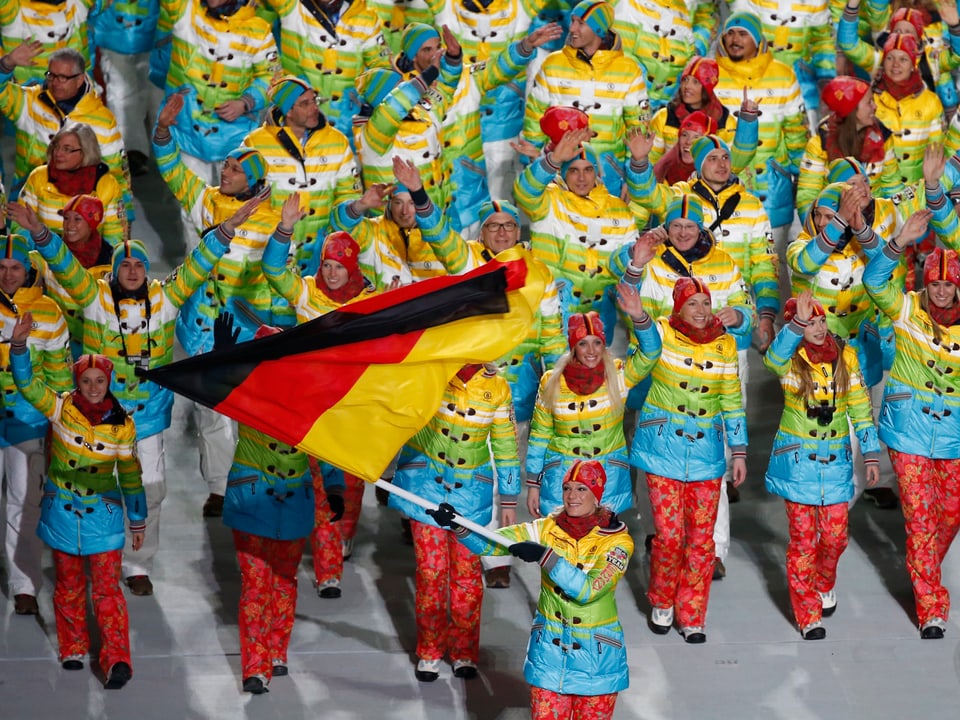 Deutschland überraschte mit einem gewagten Outfit.
