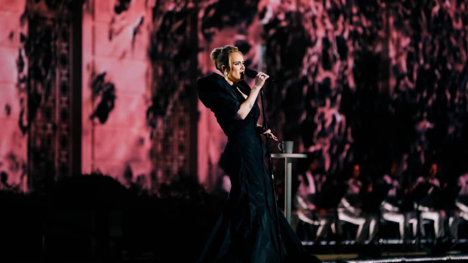 Das TV-Special «One Night Only» Adele beim Auftritt in der CBS-Show