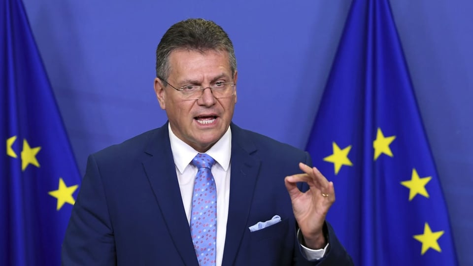  Der Vizepräsident der EU-Kommission, Maros Sefcovic.