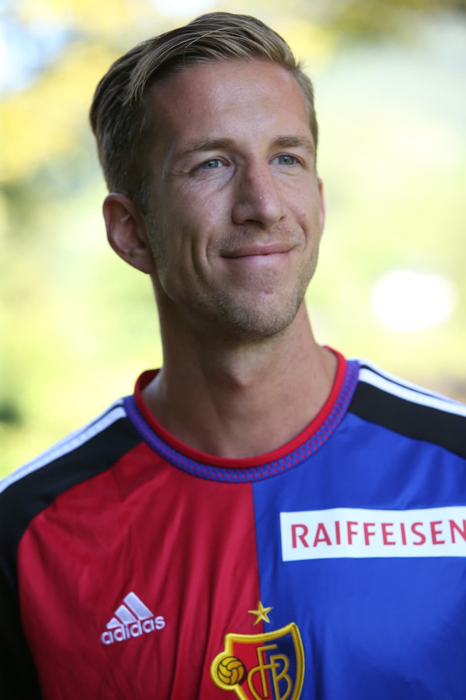 Porträt Marc Janko im Dress des FC Basel