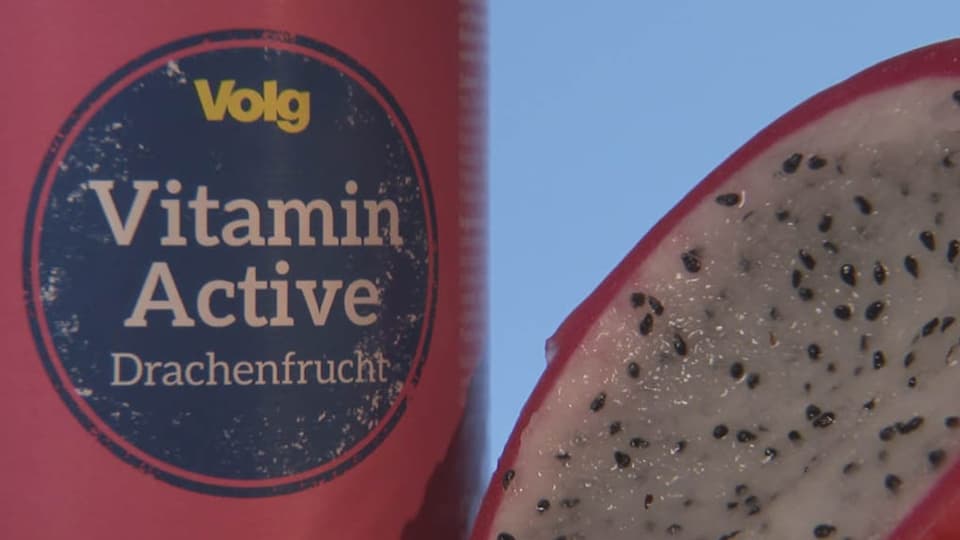 Flasche Vitamin-Active-Drachenfruchtgetränk