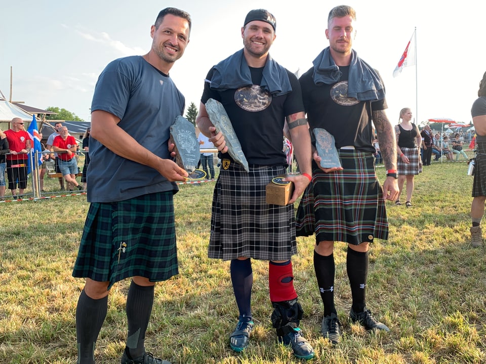 Siegerehrung bei den Highland Games