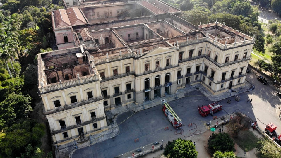 Ein Jahr nach dem Brand im Nationalmuseum Brasilien