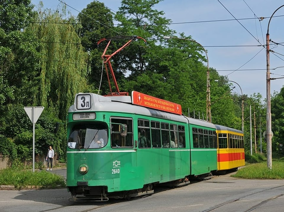 Trams aus Basel in Belgrad