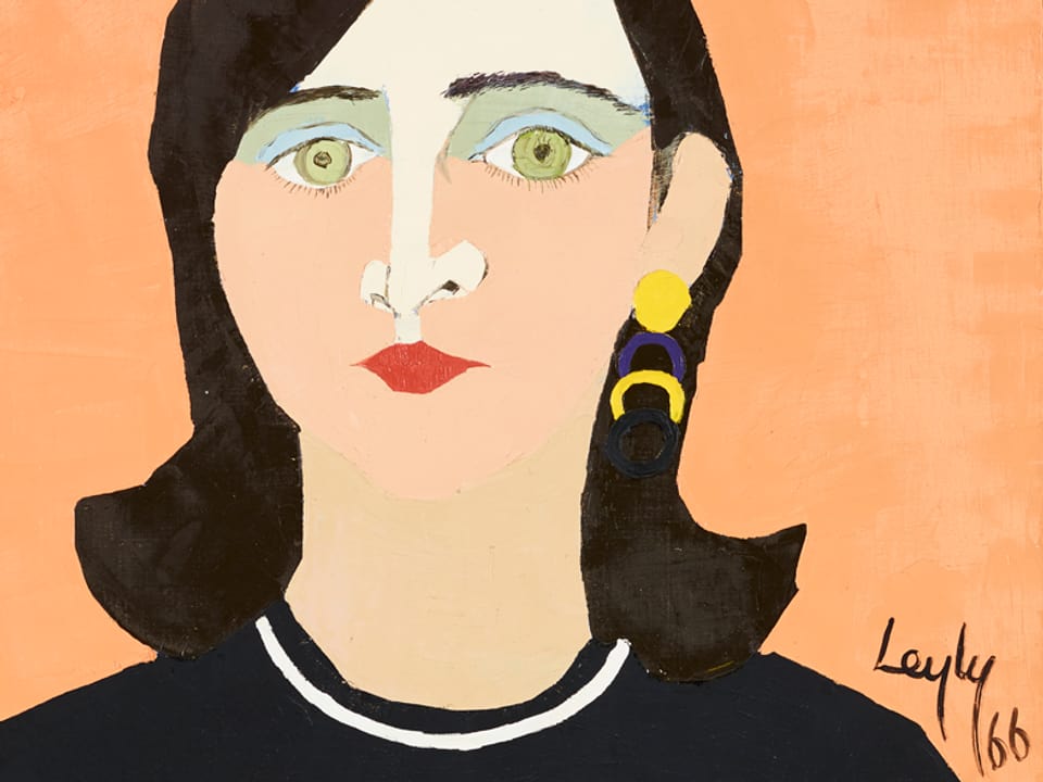 Leyli Matin-Daftari, Portrait of Nasrin, 1966.