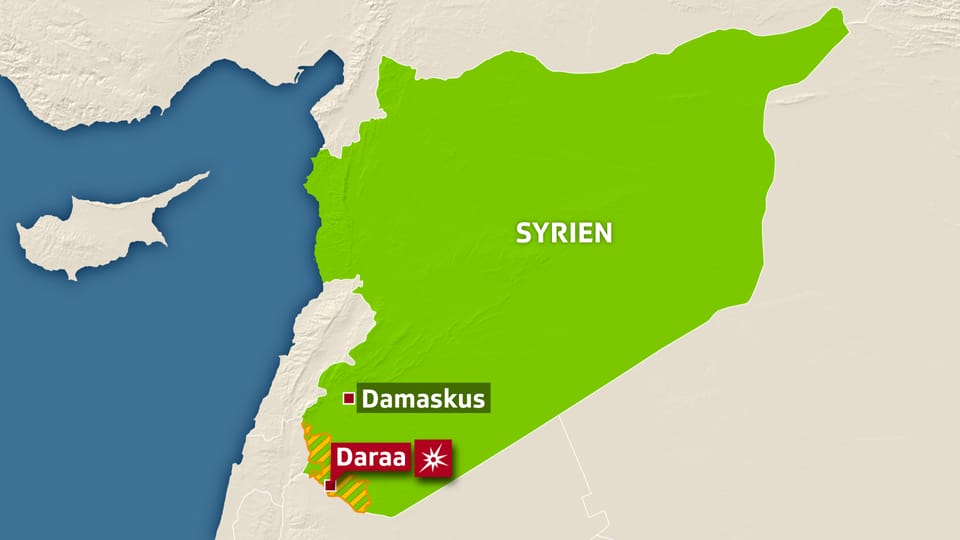 Karte Syriens