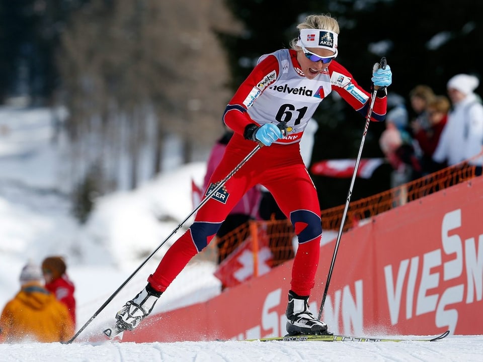 Therese Johaug überzeugte in Davos.