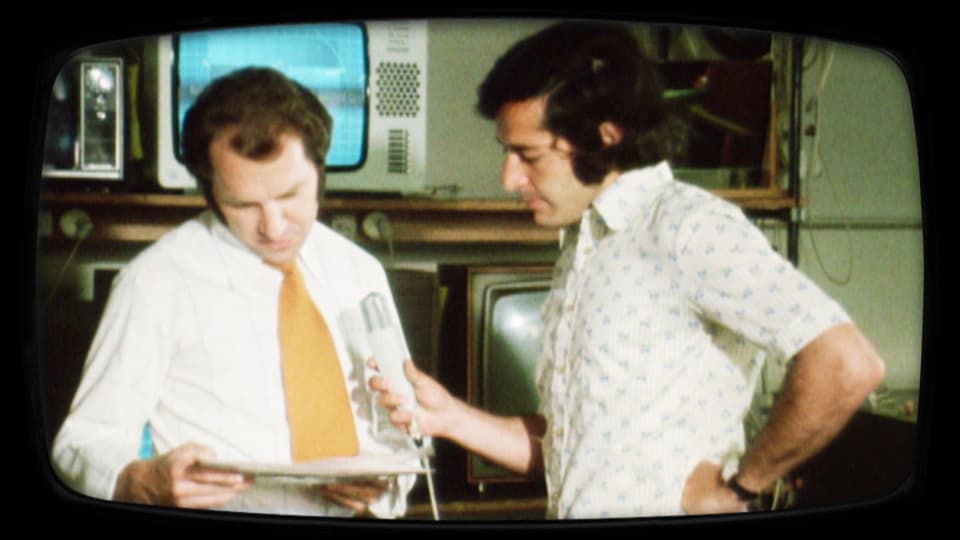 Roger Schawinski interviewt 1974 Verantwortlichen eines TV-Fachgeschäfts.