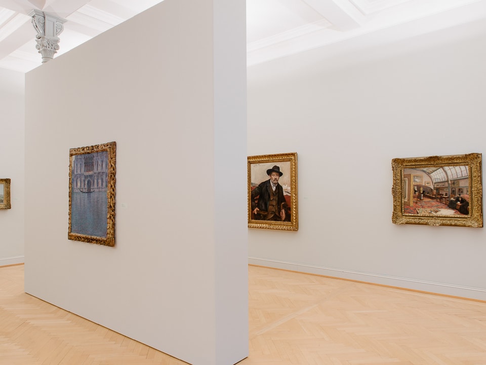 Impressionisten (von links): Claude Monet, Lovis Corinth, Max Liebermann