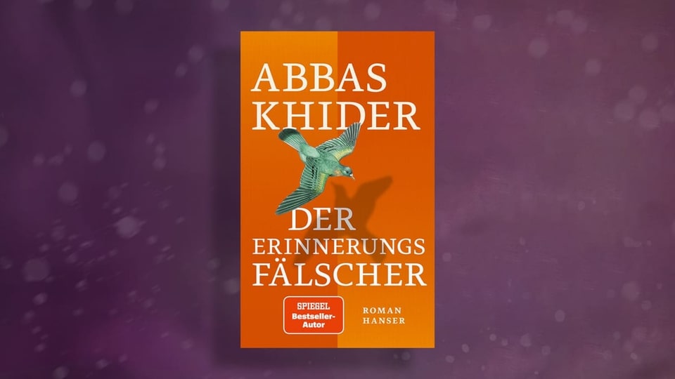 Buchcover mit Zeichnung ein Vogel fliegt über die Schrift des Buchtitels