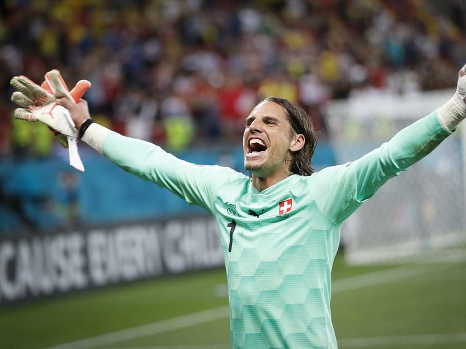 Schrieb mit der Nati Schweizer Fussball-Geschichte Keeper Yann Sommer.
