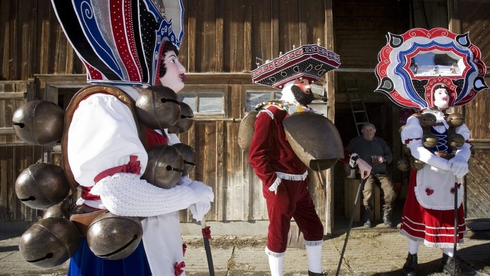 Silvesterchlausen zum Alten Silvester in Urnäsch