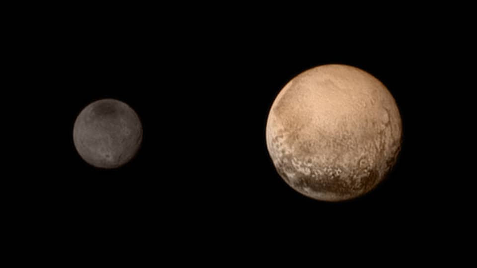 «New Horizons»-Aufnahme von Pluto und Charon