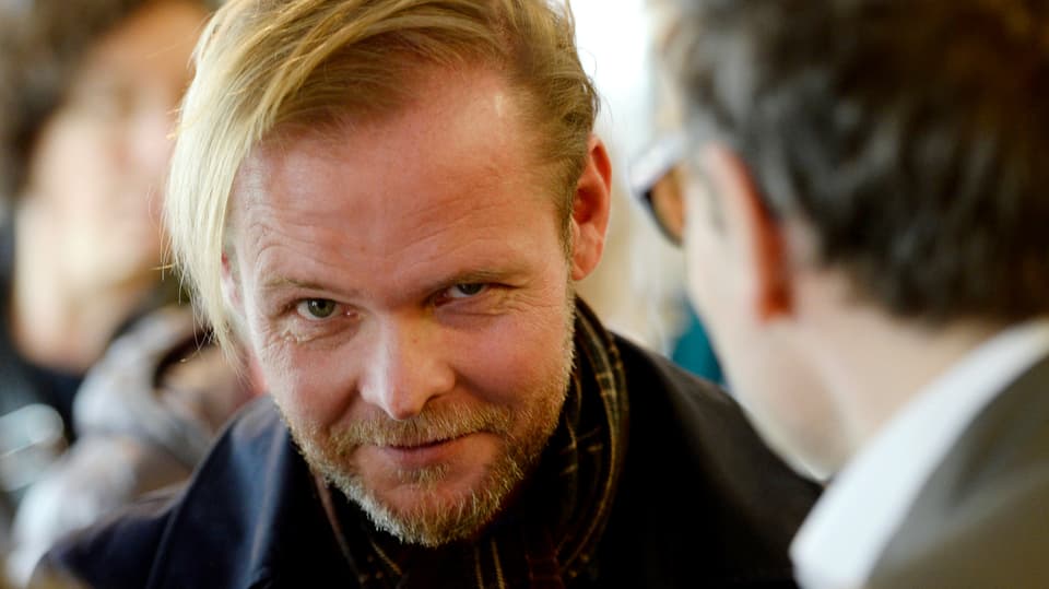 Nahaufnahme von Christian Kracht.