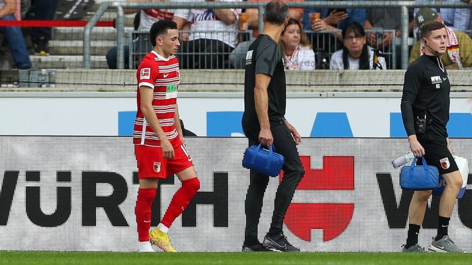 Augsburg verliert Vargas früh und spät auch den Match (ARD; Kersten Eichhorn)
