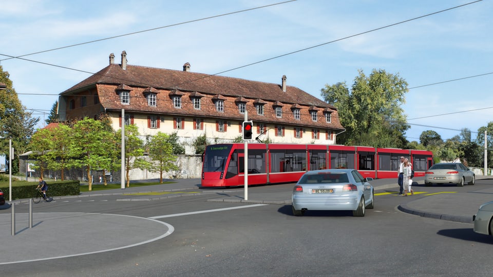 Tram Region Bern, Visualisierung in Köniz: Nun eine Sache einer Kerngruppe