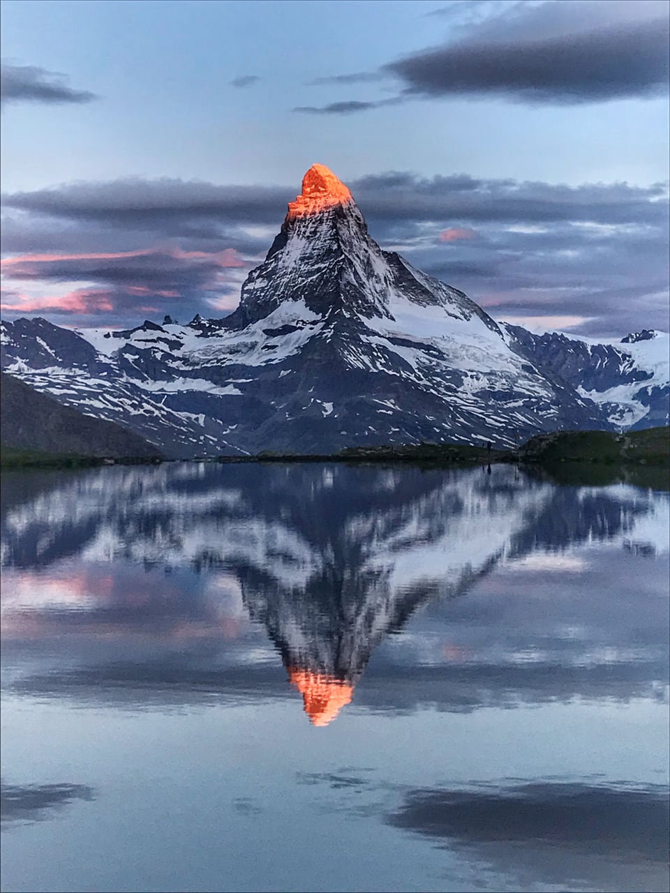 Am Stellisee beim Sonnenaufgang