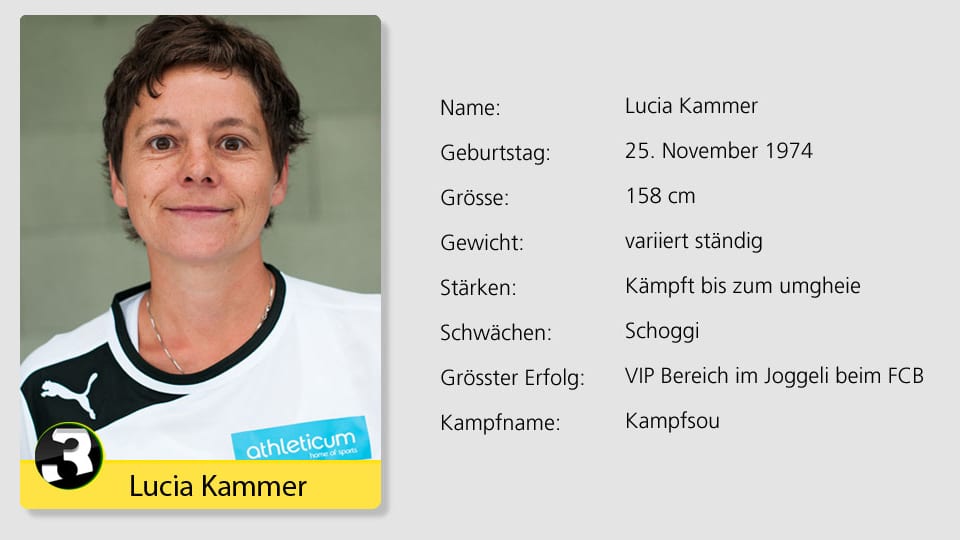 Klein aber OHO: Lucia Kammer.
