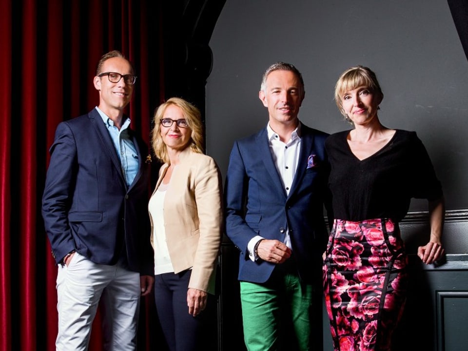 «Persönlich»-Gastgeber: Christian Zeugin, Sonja Hasler, Dani Fohrler, Anita Richner.