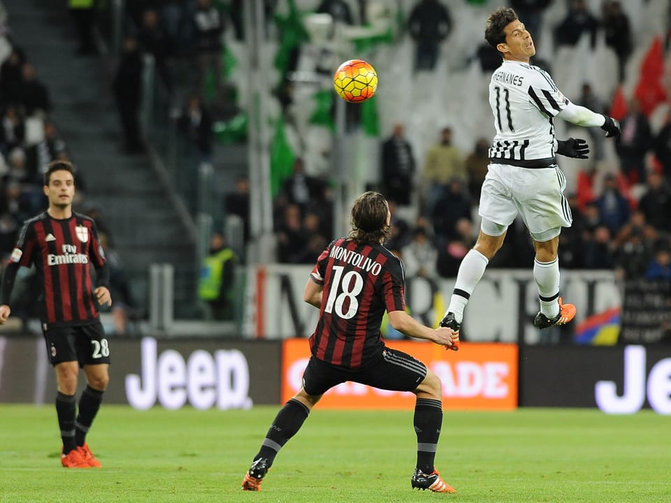 Spielszene zwischen Juventus Turin und Milan