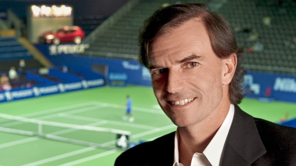 Heinz Günthardt kommentiert für SRF seit Jahren die Tennis-Übertragungen. 