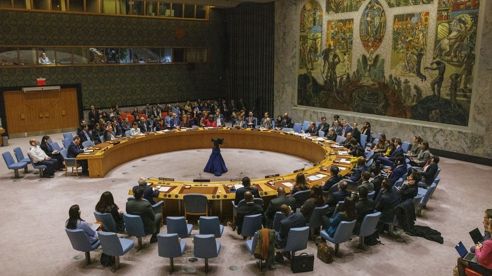 Blick in den UNO-Sicherheitsrat New York
