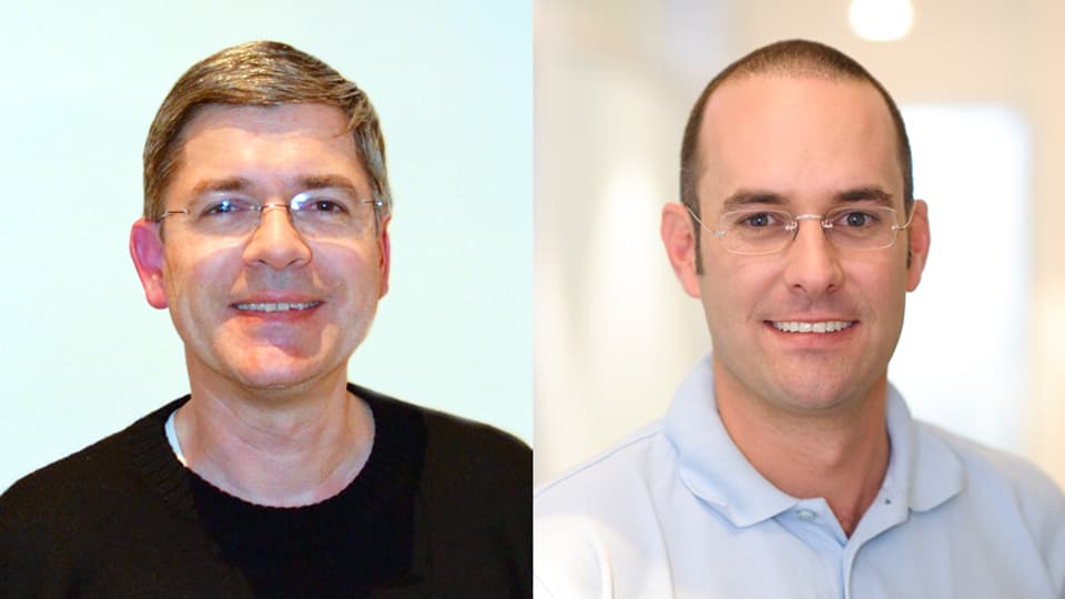 Dr. Christian Eicke und Dr. Marc Schätzle. 