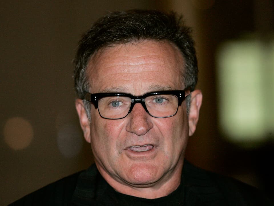 Robin Williams mit Brille