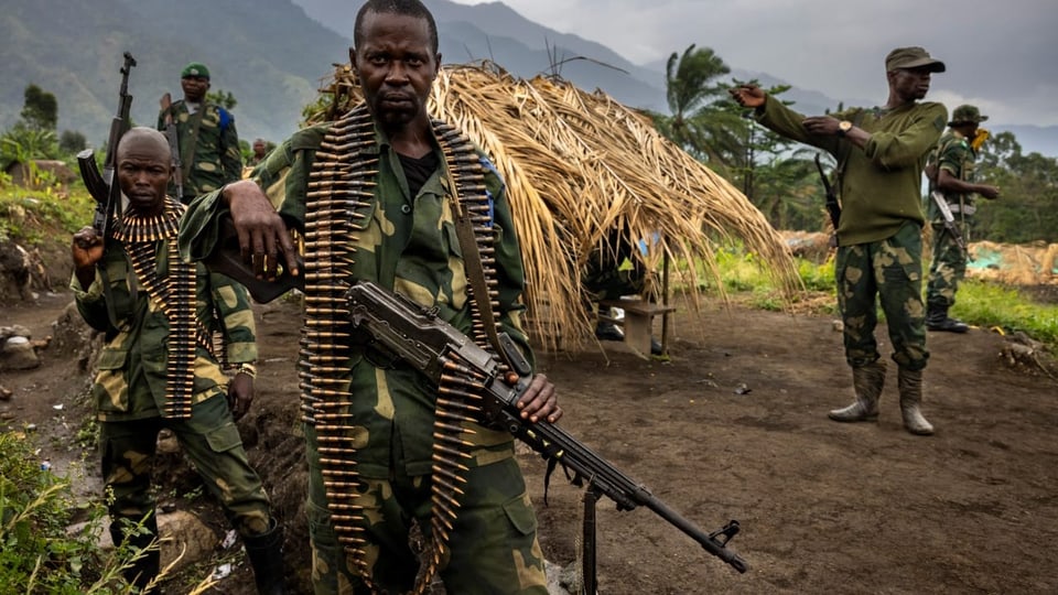 Kongolesische Regierungssoldaten in Nord-Kivu (Frühling 2021)