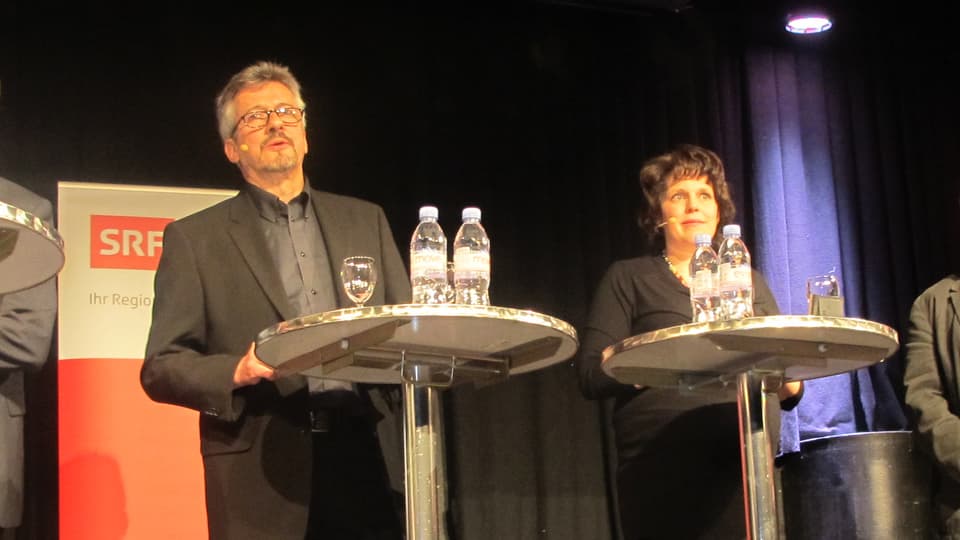 Podium-Leitung: Urs Mathys und Andrea Affolter. 