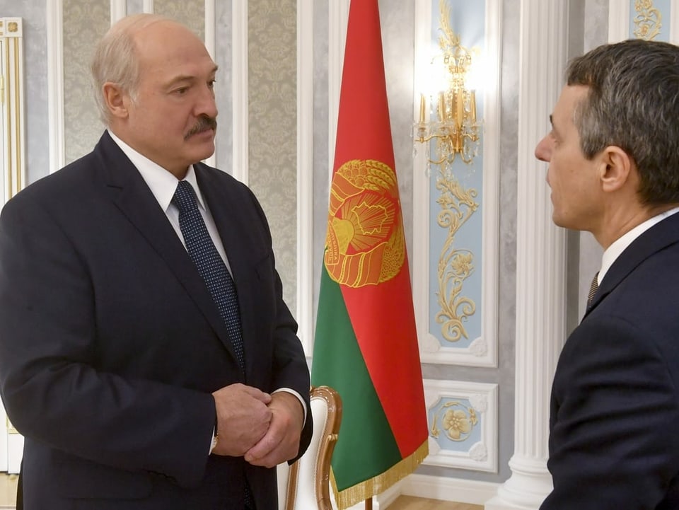 Lukaschenko und Cassis