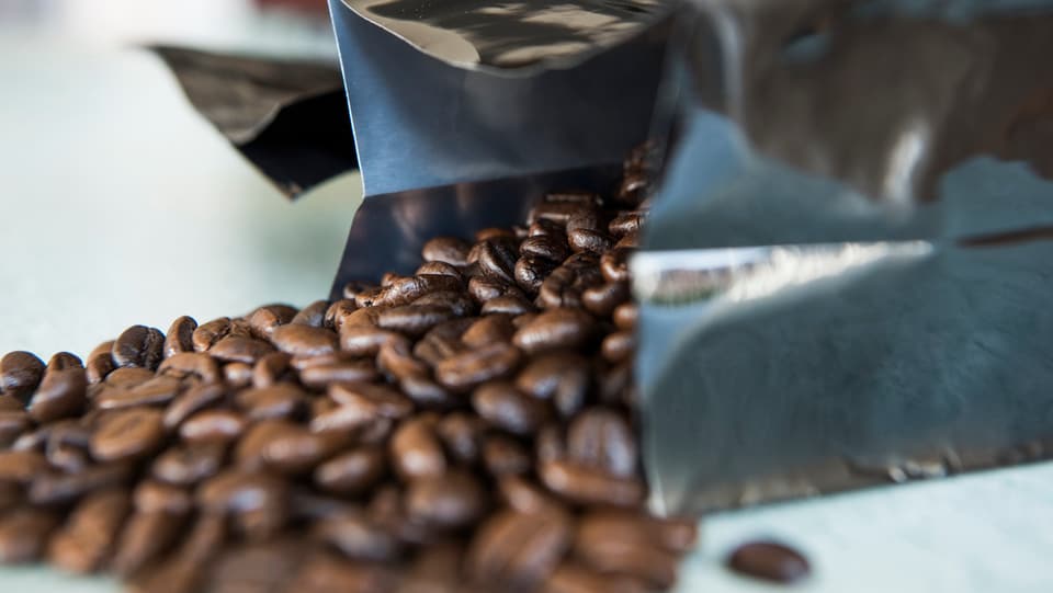 Preis von Kaffeebohnen sinkt