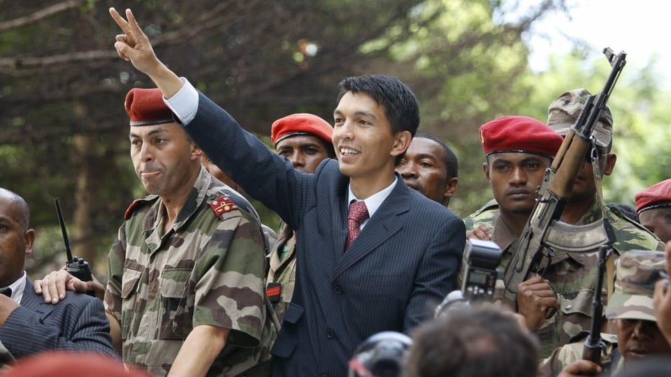 Andry Rajoelina ist Präsident von Madagaskar. 