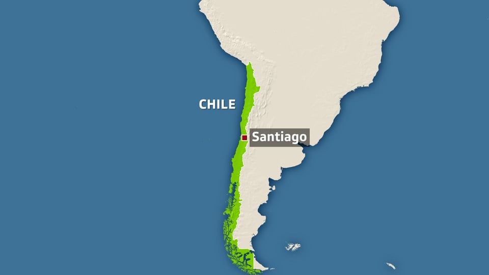 Karte Chiles