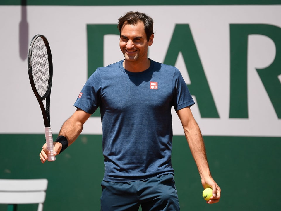 Startet gut gelaunt ins Turnier Roger Federer.