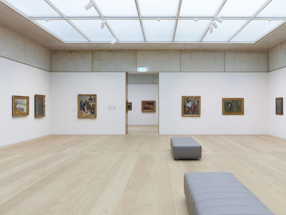 Bilder aus der Sammlung Bührle im Kunsthaus-Erweiterungsbau 