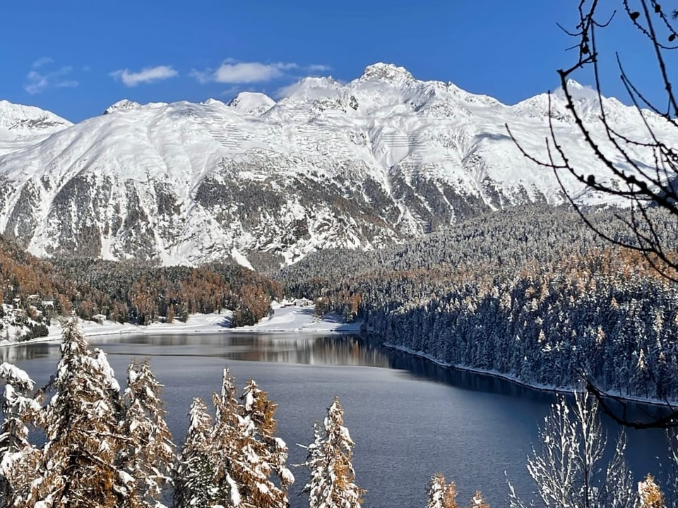 Verschneites St. Moritz