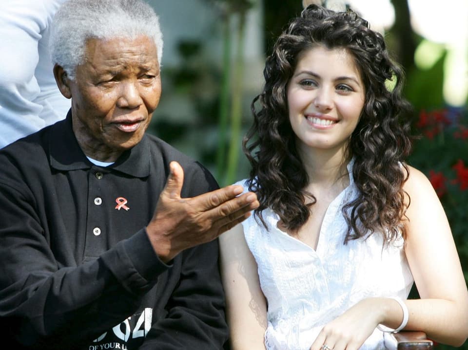 Melua und Nelson Mandela
