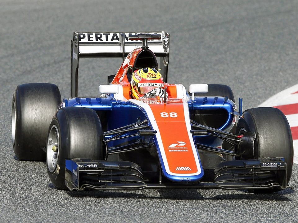 Der neue Wagen des Manor Racing Teams