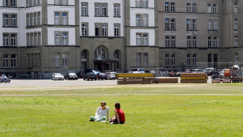 Kasernenareal in der Stadt Zürich