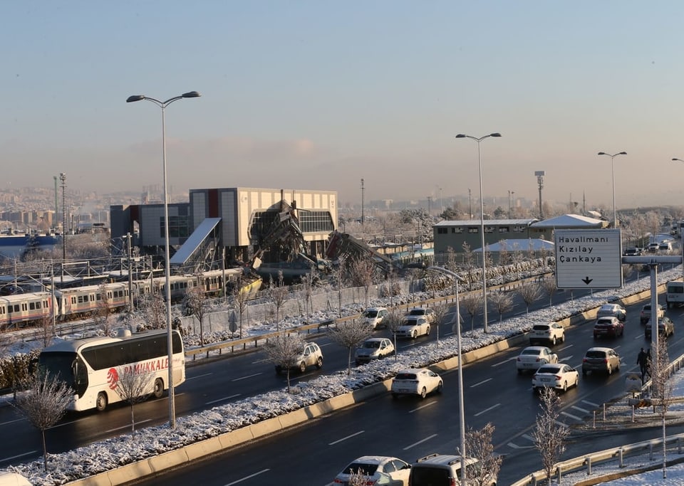 Zugunglück in Ankara.