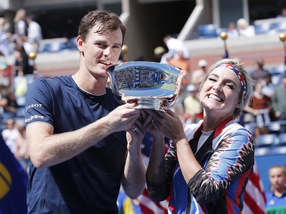 Bethanie Mattek-Sands und Jamie Murray haben ihren Titel im Mixed bei den US Open erfolgreich verteidigt