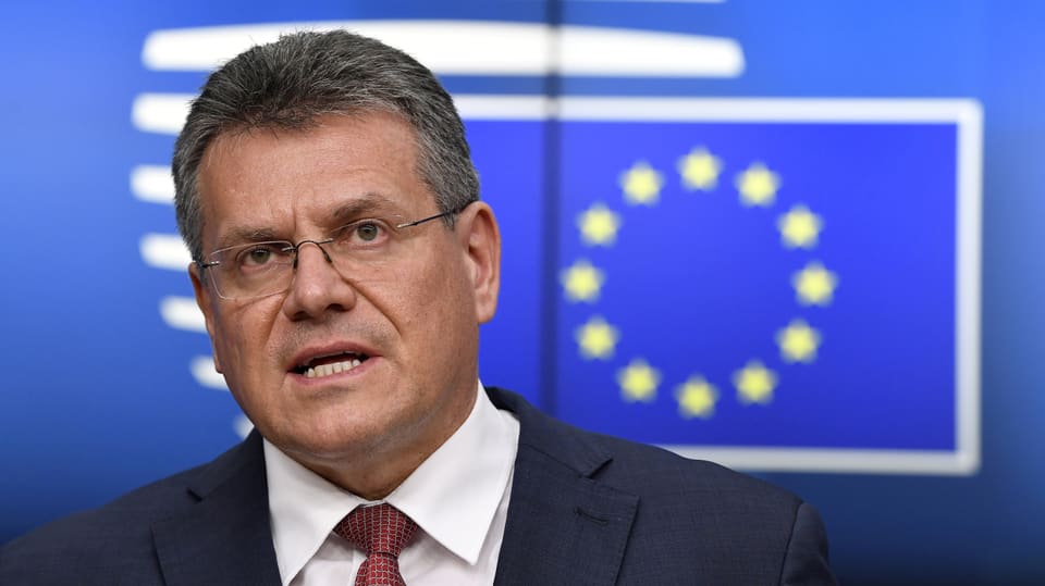 EU-Vizekommissionspräsident Maros Sefcovic