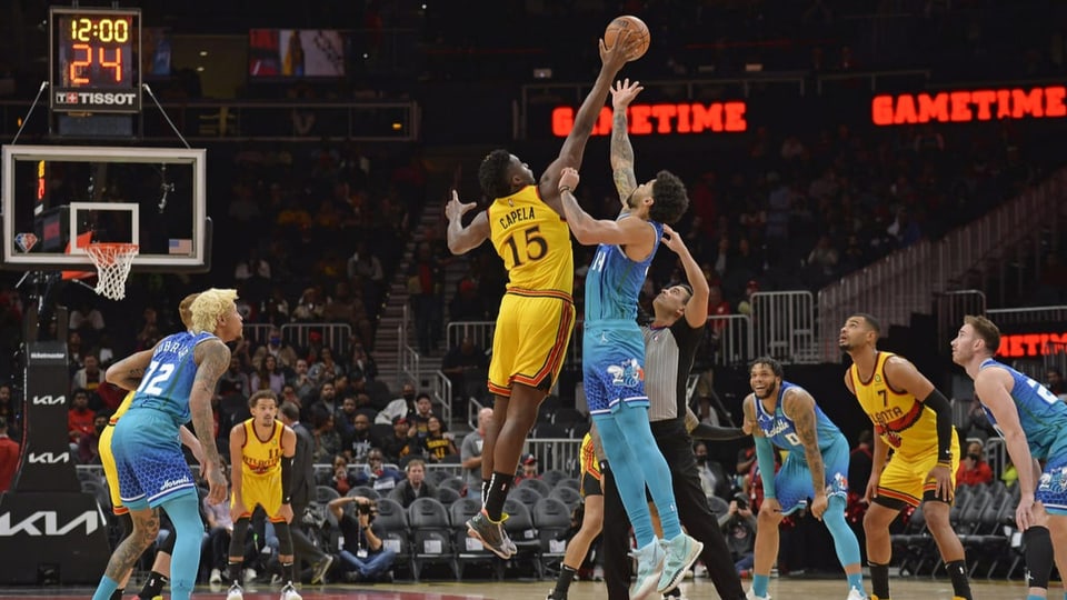 Verloren zuhause zum 3. Mal in Serie Clint Capela und die Atlanta Hawks.