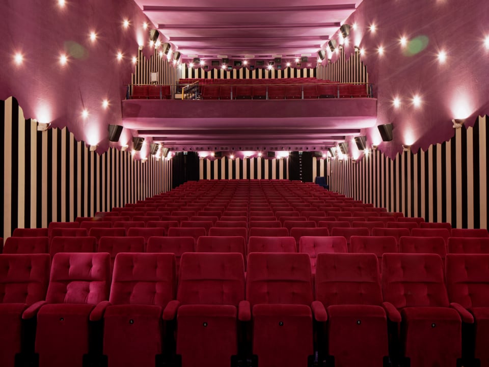 Blick ins Kino Palace, Solothurn.