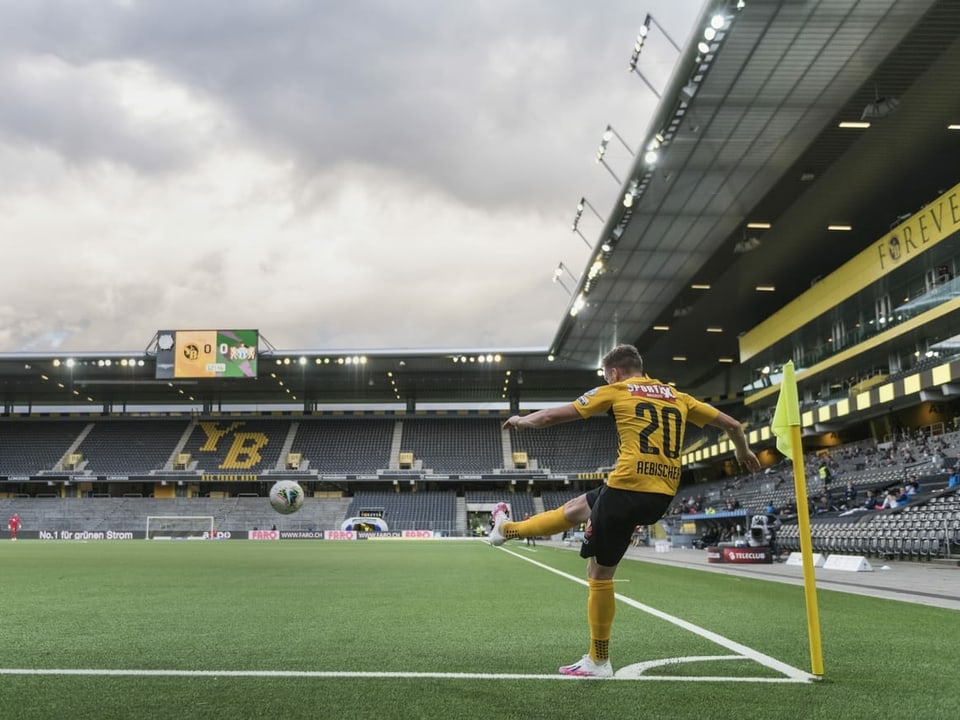 Ein Bild, an das man sich vorerst gewöhnen muss Leere Zuschauerränge in der Super League.