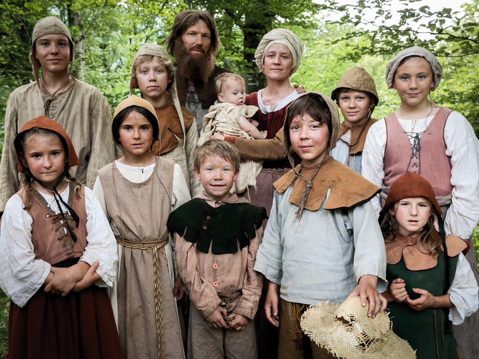 Die grosse Film-Familie von Flüe: Zehn Kinder hatten Dorothea Wyss und Niklaus von Flüe zusammen. 