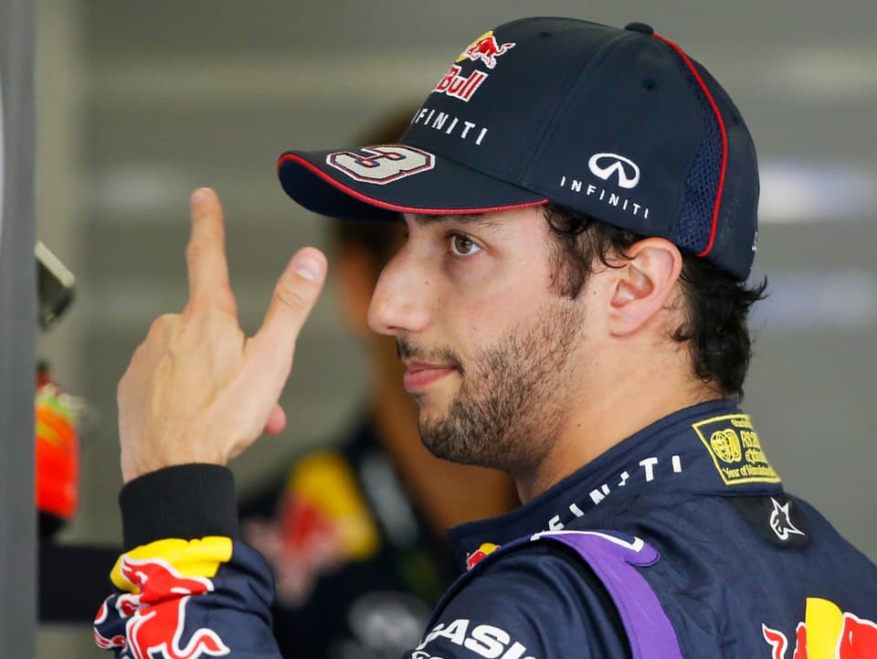 Daniel Ricciardo mit Cap.