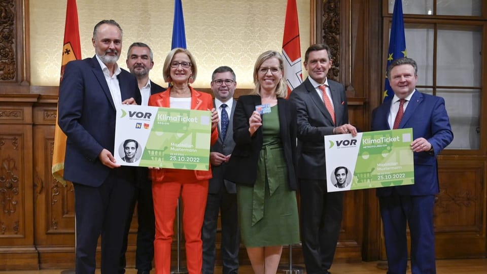 Das Klimaticket wird vorgestellt.
